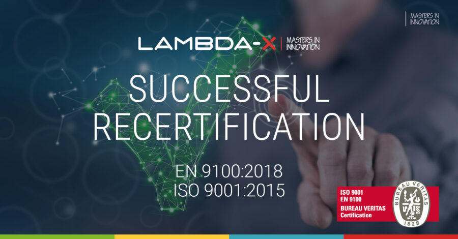 Lambda-X Ophthalmics - Recertification ISO9001 & EN9100